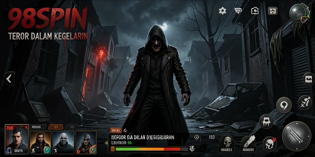Tangkapan layar gameplay menegangkan dari 98SPIN.
