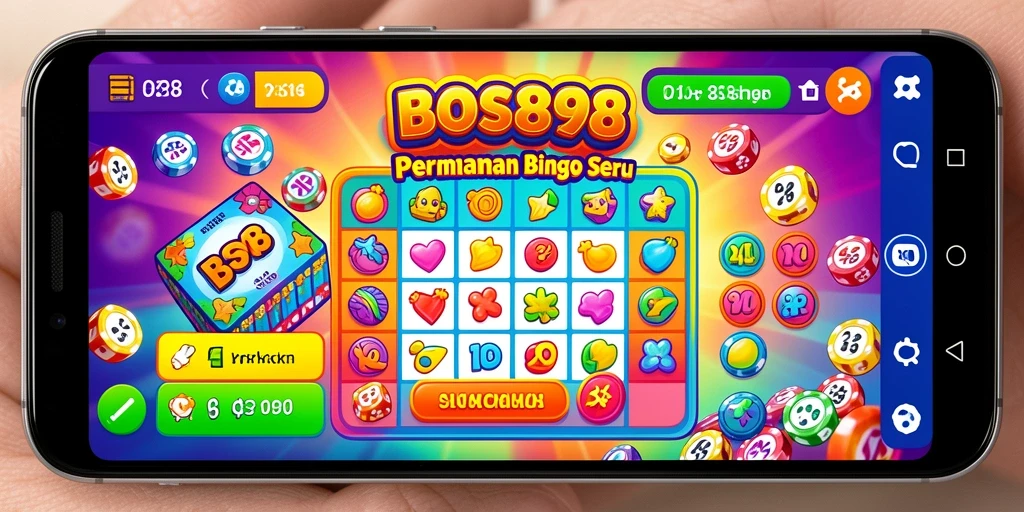 Tampilan gameplay menarik dari BOS898 pada saat bermain bingo.