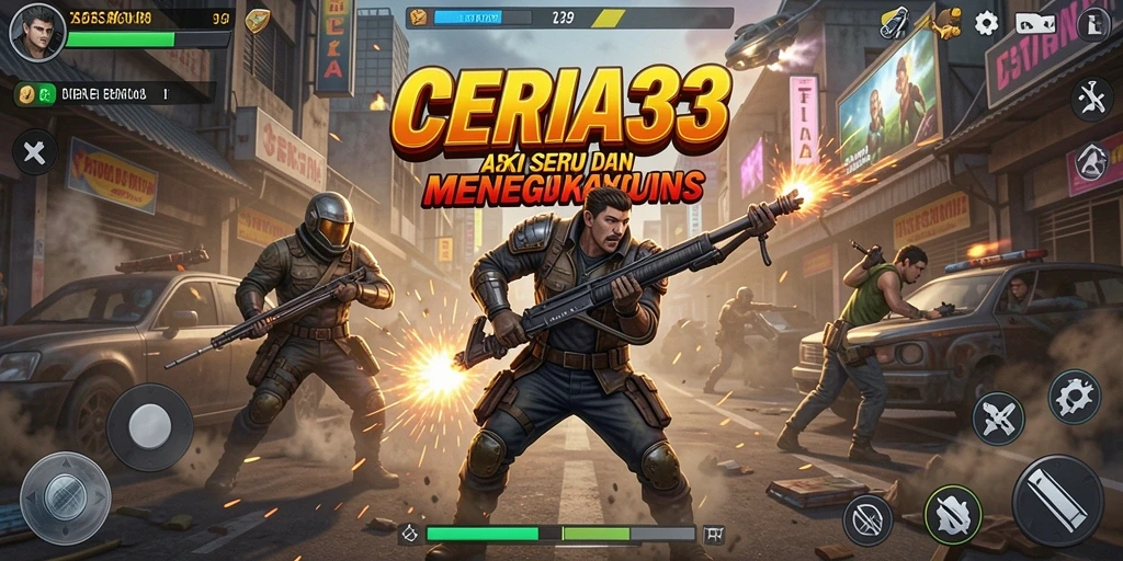 Screenshot CERIA33 menampilkan aksi seru dan gameplay yang menegangkan.