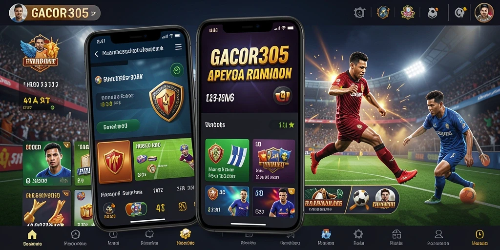 Screenshot GACOR305 menampilkan gameplay taruhan olahraga yang seru.
