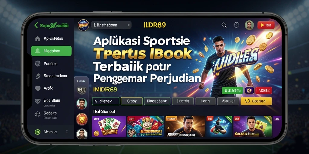Tampilan antarmuka IDR89 yang menarik dan interaktif saat bermain Sportsbook.