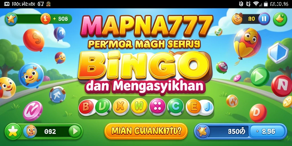 Tampilan gameplay menarik dari MAPNA777 yang menyajikan Bingo.