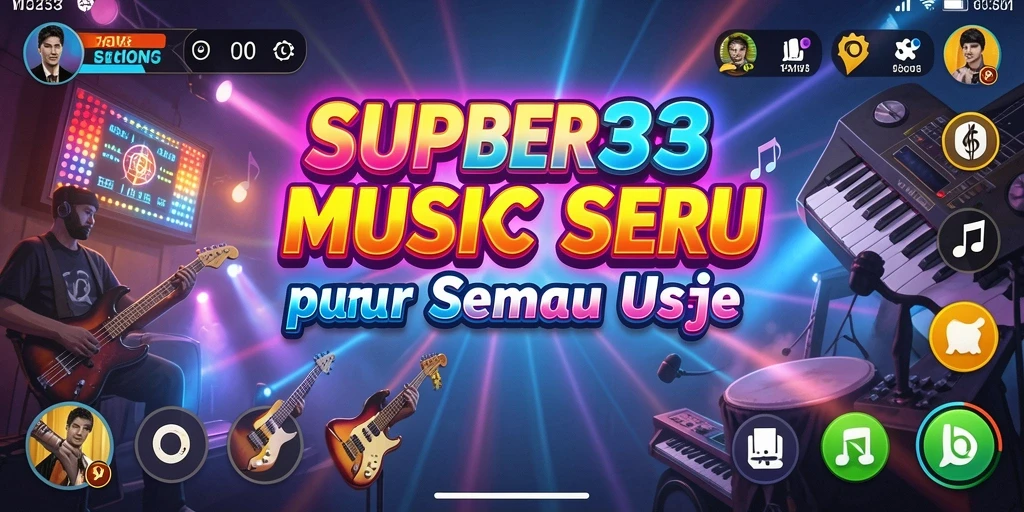 Tampilan animasi gameplay yang menarik dalam SUPER33.